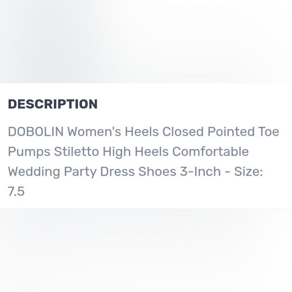 Elegant Silver Women's Pumps - Picture 3 of 3